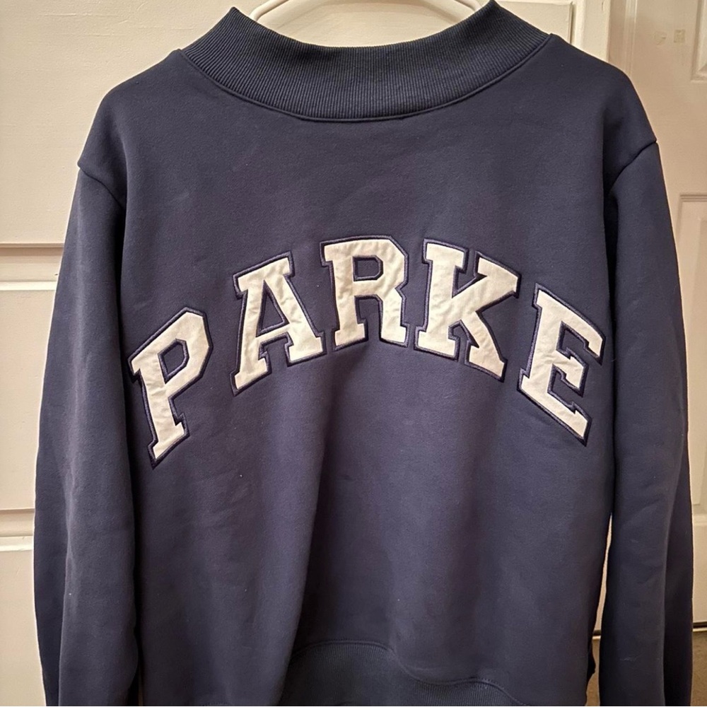 PARKE Varsity Mockneck Crown Blue - Picture 3 of 4